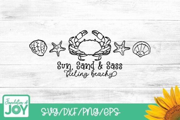 Feeling Beachy Svg, Funny Beach Quote Graphics and T-Shirts