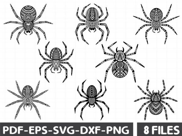 Floral Tarantula Graphics and Illustrations Review