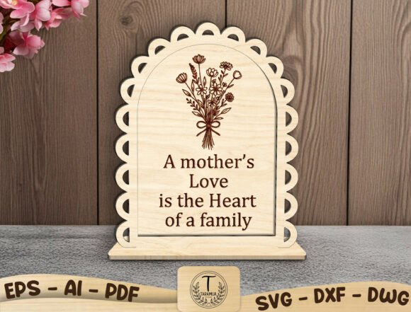 Mother s Day Decor Laser Cut SVG for Designers
