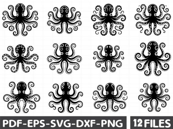 Octopus Celtic Graphics and Illustrations for Modern Branding