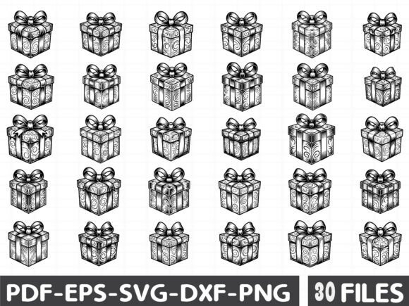 Presents SVG Bundle, Present SVG, Gift Graphics & Illustrations