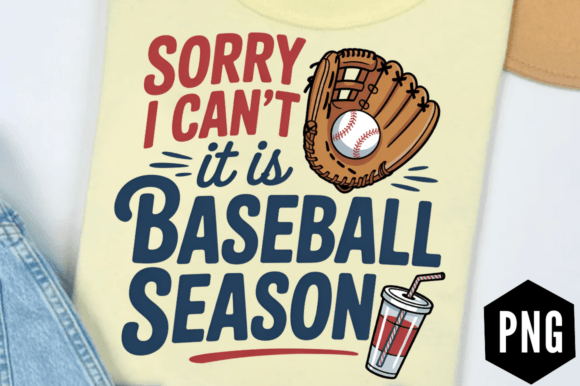 Sorry I Can t It is Baseball Season PNG Graphics Review